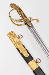 Палаш Кирасирский 1826г юбилейный с латунной рукоятью фото 