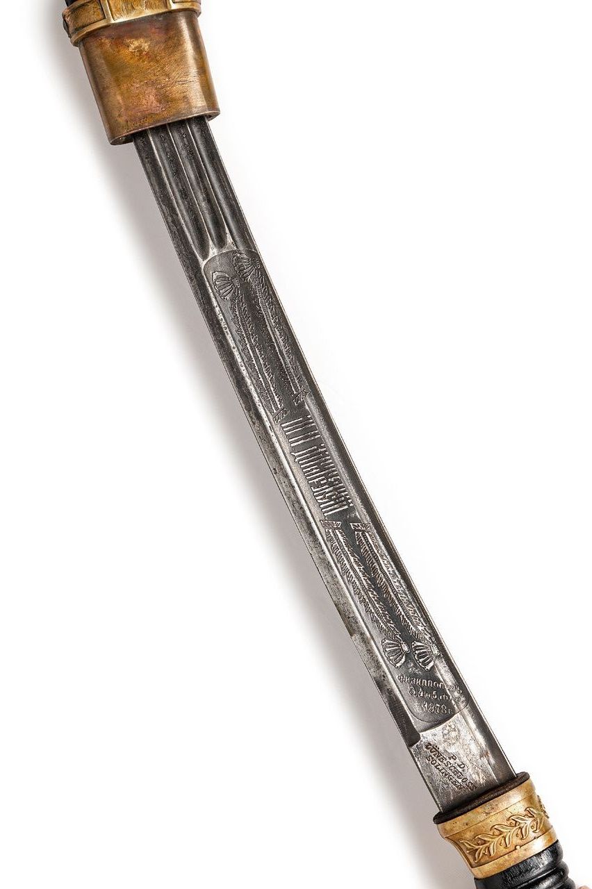 Казачья шашка офицерская призовая образца 1881 года фото 