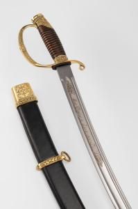 Сабля Офицерская с резьбой 1841 года фото 