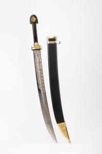 Кинжал Бебут с резьбой 1907 года  Кинжал Бебут с резьбой 1907 года фото