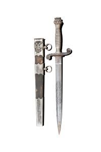 Кортик Георгиевский мельхиор реплика фото 