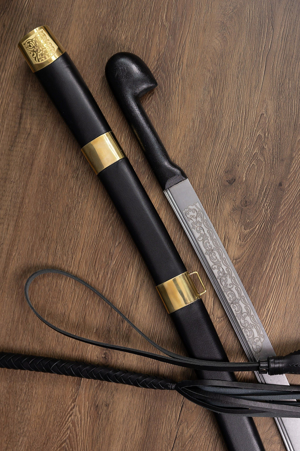 Шашка Кавказская с резьбой 1904 года фото 