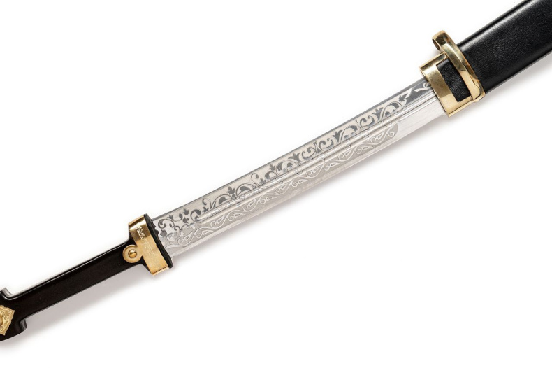 Кинжал Бебут с эбонитовой рукоятью фото 