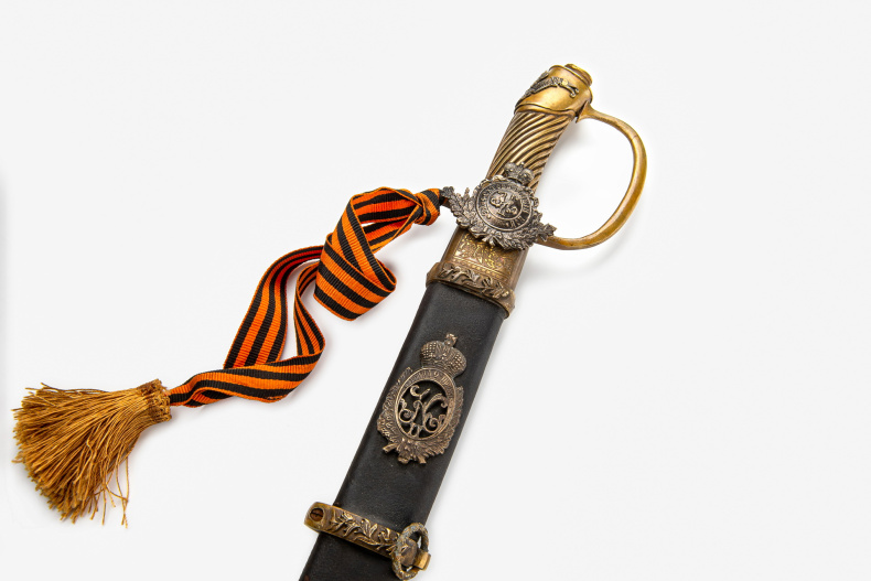 Шашка Драгунская Георгиевская Призовая реплика фото 