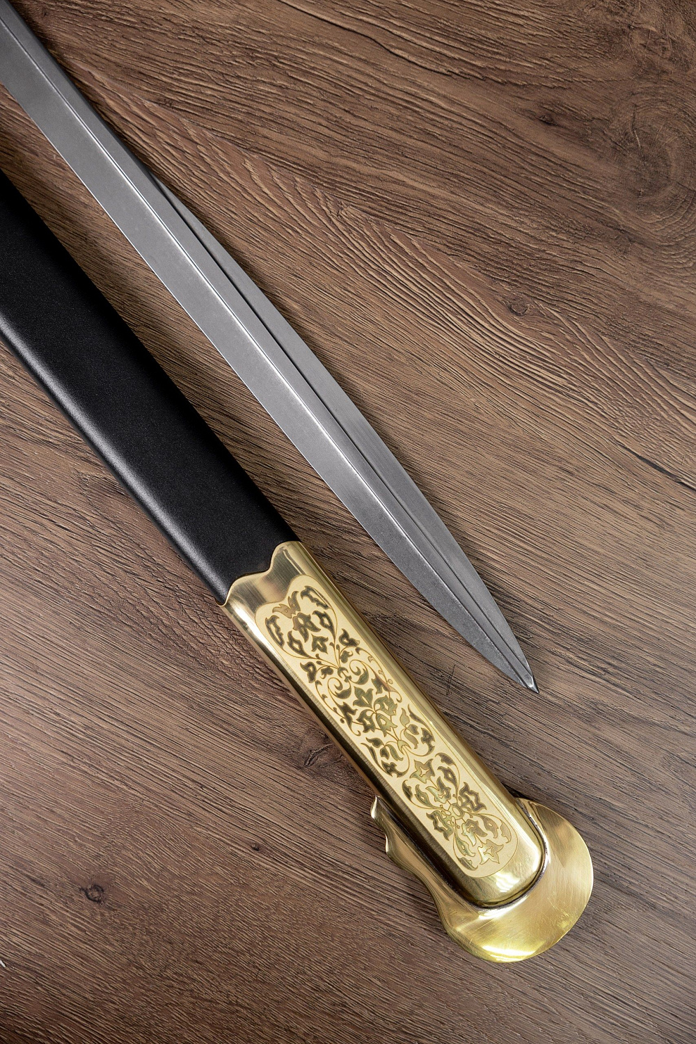 Палаш Морской юбилейный с латунной рукоятью 1855 года фото 