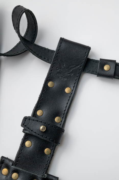 Нож Пластунский с резьбой мельхиор фото 