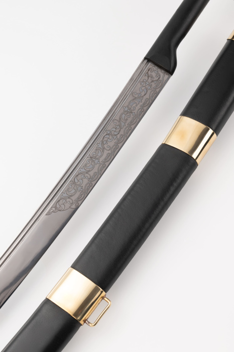 Шашка Кавказская с резьбой 1904 года фото 