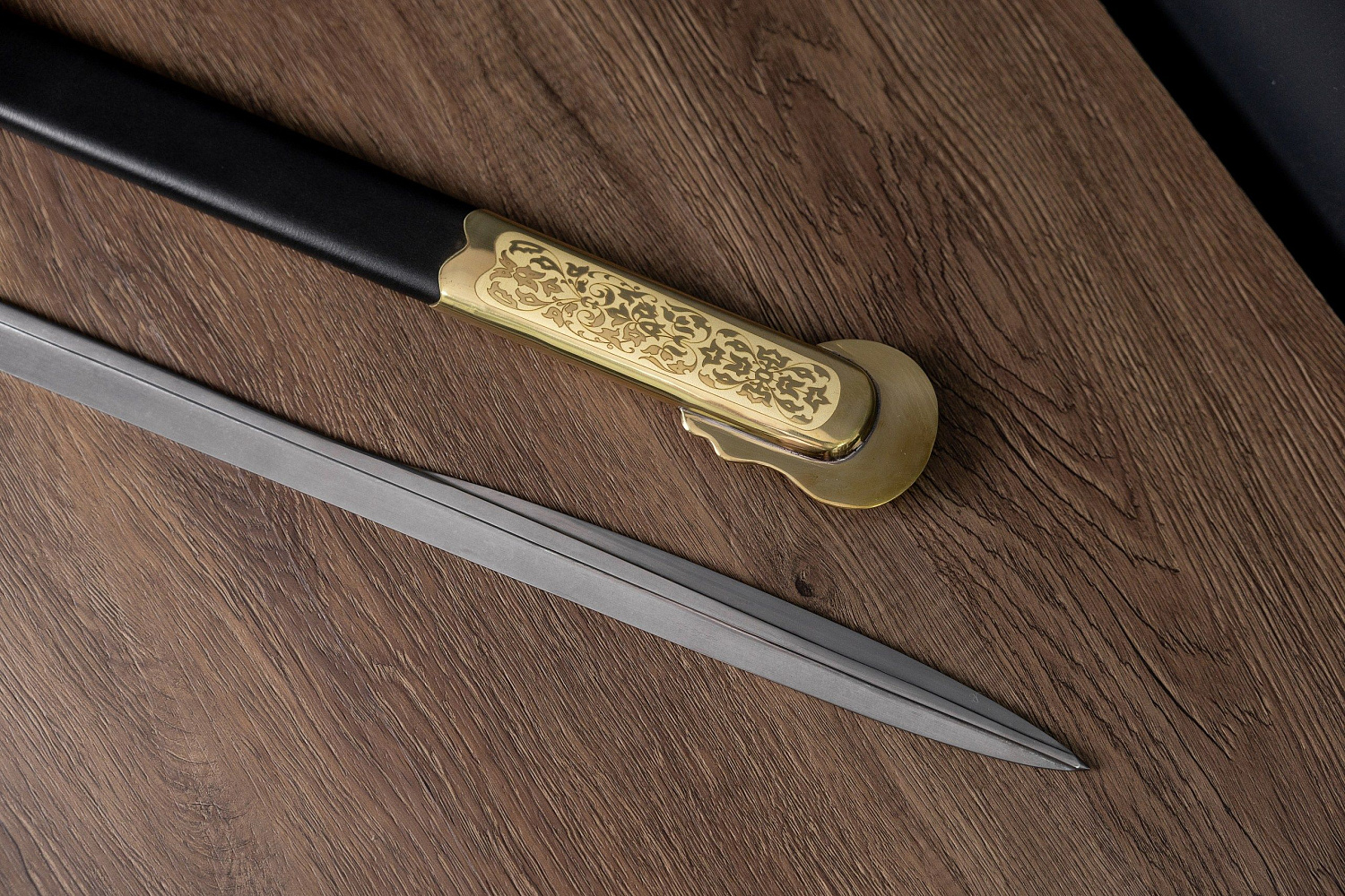 Палаш Морской юбилейный с латунной рукоятью 1855 года фото 