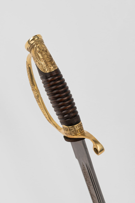 Сабля Офицерская с резьбой 1841 года фото 