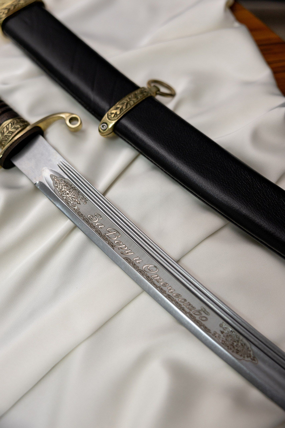 Сабля Офицерская с резьбой 1841 года фото 