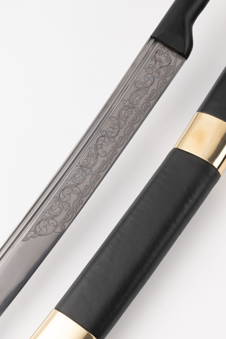 Шашка Кавказская с резьбой 1904 года фото 