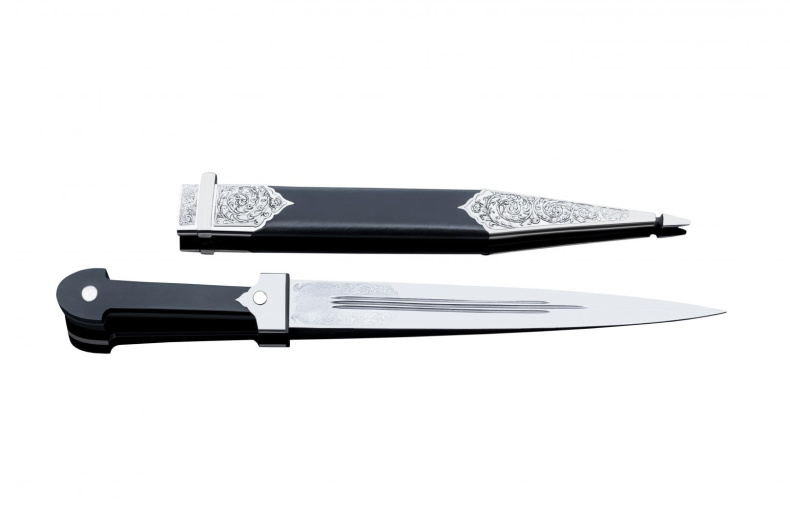 Кинжал Кавказский с резьбой 1904 года фото 