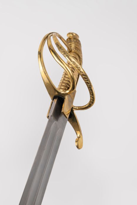 Палаш Кирасирский 1826г юбилейный с латунной рукоятью фото 