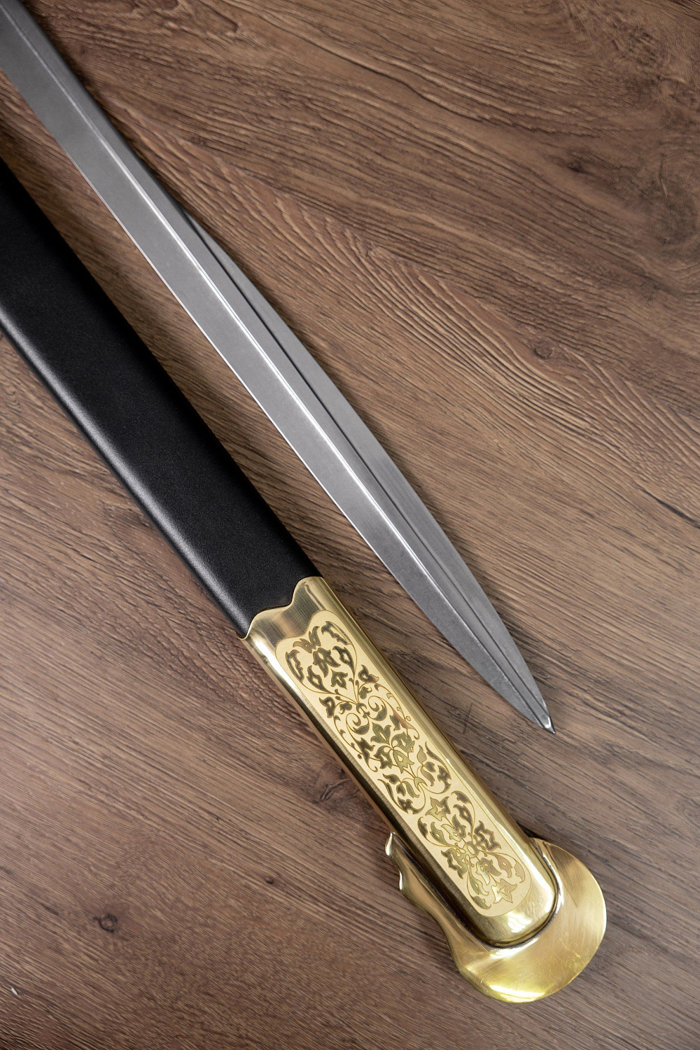 Палаш Морской юбилейный с латунной рукоятью 1855 года фото 