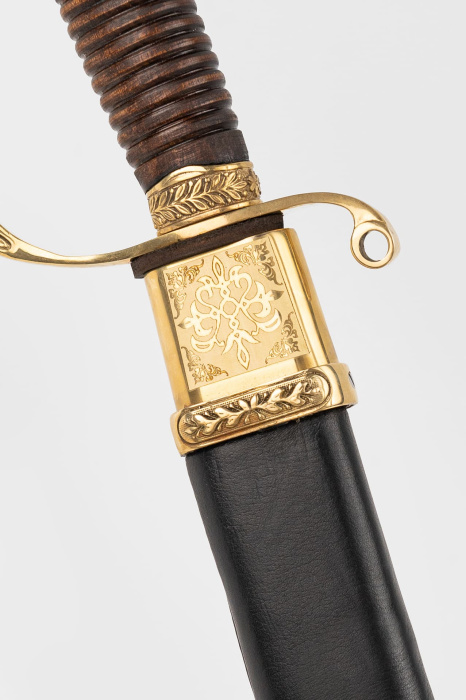 Сабля Офицерская с резьбой 1841 года фото 