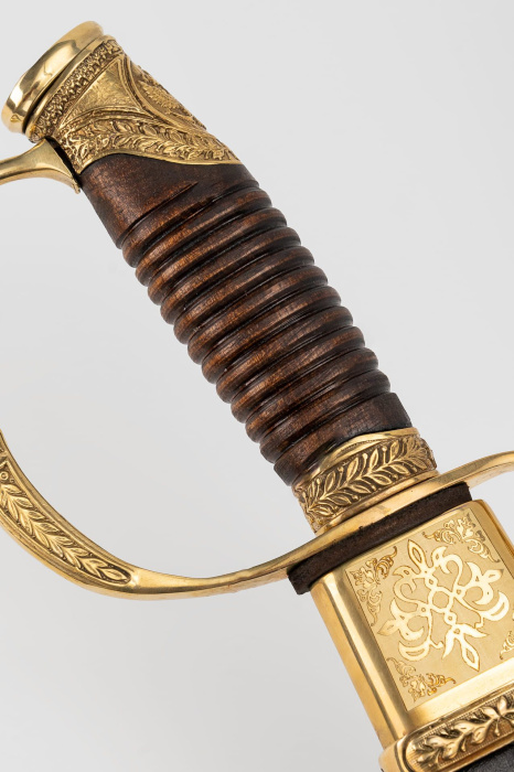 Сабля Офицерская с резьбой 1841 года фото 