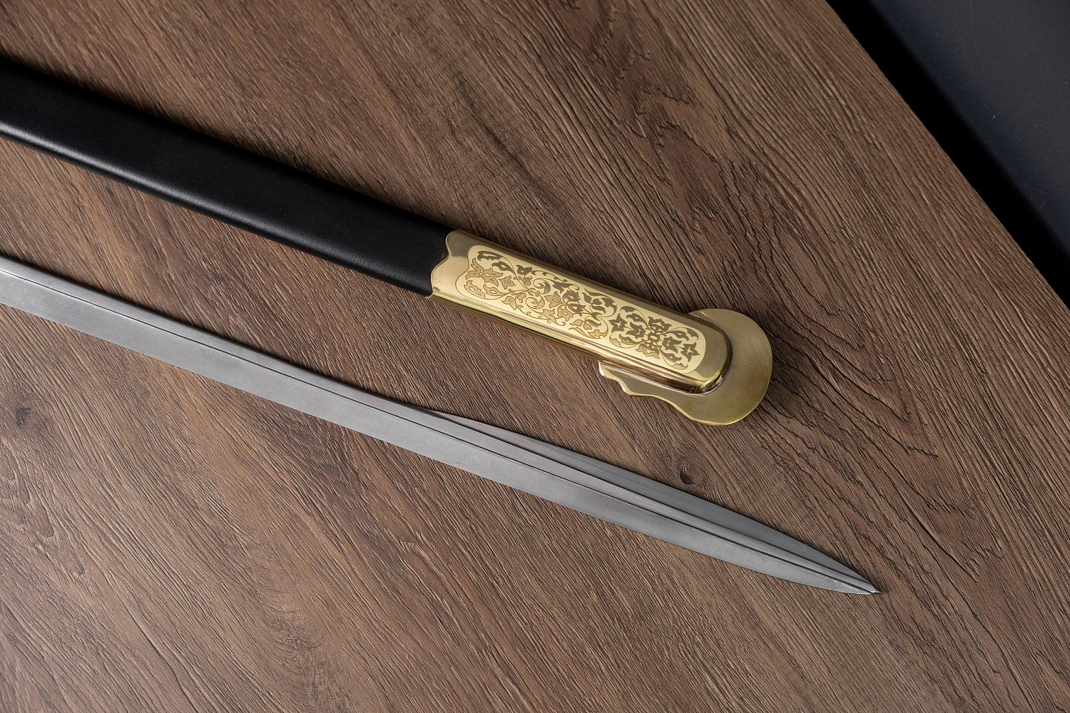 Палаш Морской юбилейный с латунной рукоятью 1855 года фото 