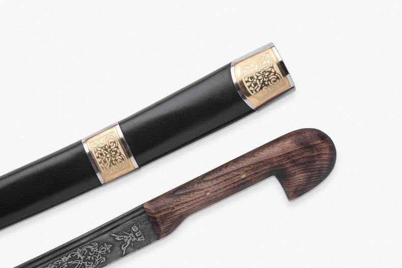 Шашка Кавказская (дамаск)  Шашка Кавказская (дамаск) фото