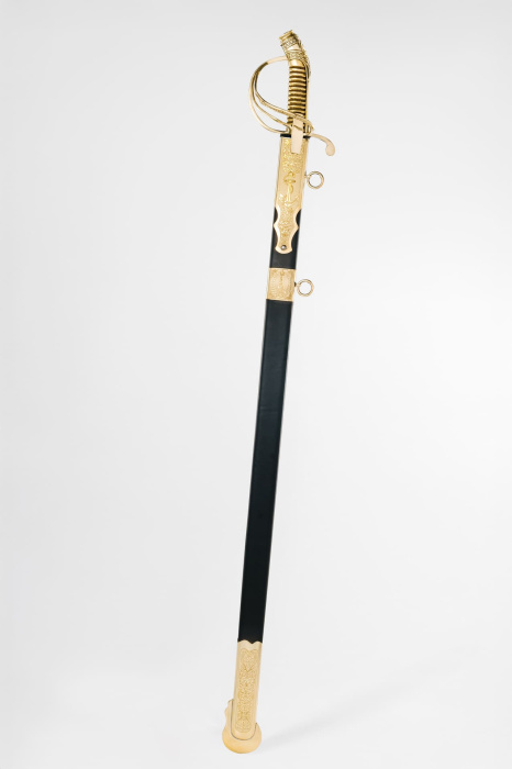 Палаш Морской юбилейный с латунной рукоятью фото 