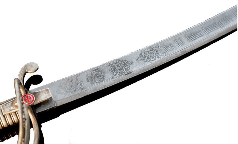 Сабля Морская офицерская 1855 года реплика фото 