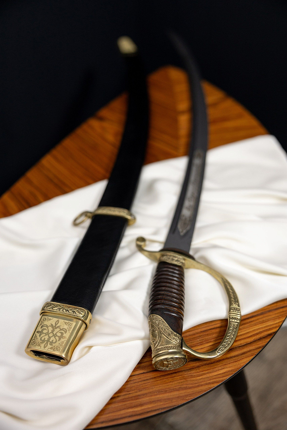 Сабля Офицерская с резьбой 1841 года фото 