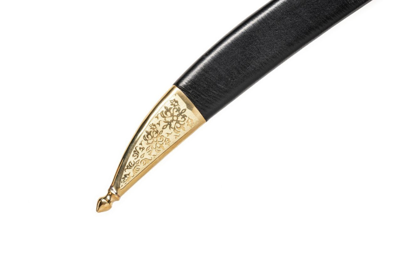 Кинжал Бебут с эбонитовой рукоятью фото 