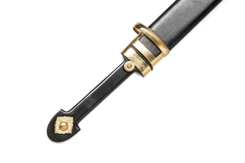 Кинжал Бебут с эбонитовой рукоятью фото 