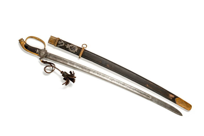 Шашка Драгунская офицерская наградная реплика (тип 2) фото 