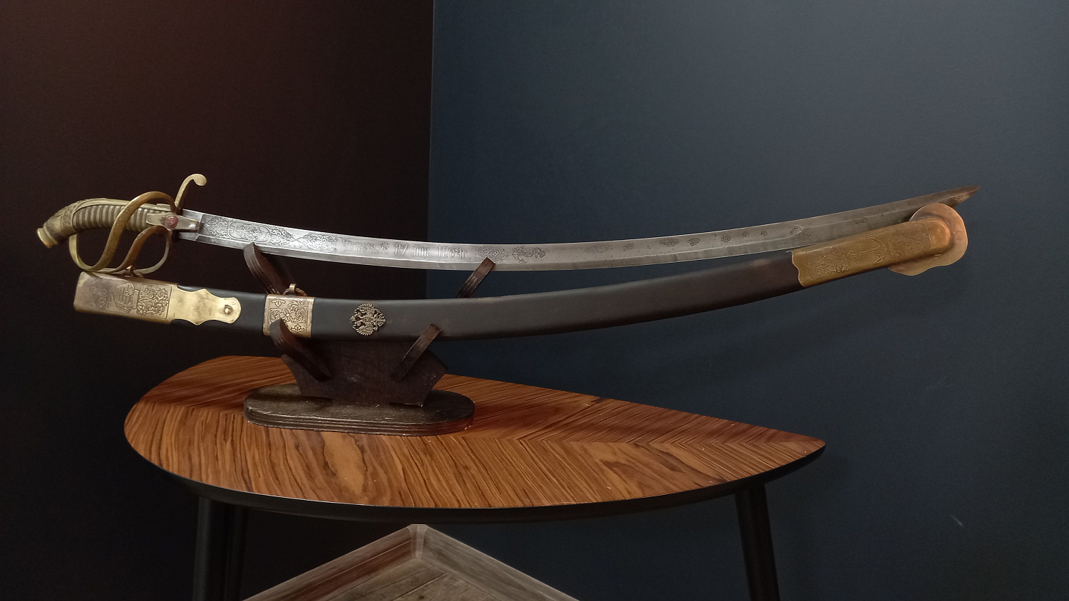 Сабля Морская офицерская 1855 года реплика фото 