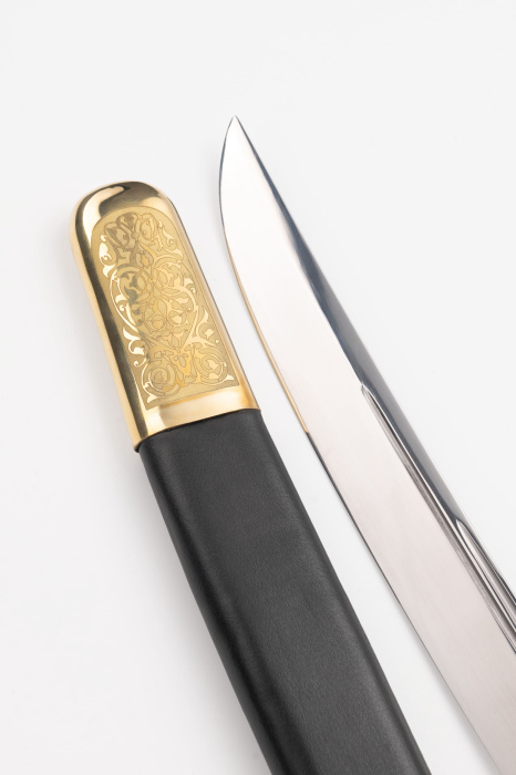 Шашка Кавказская с резьбой 1904 года фото 