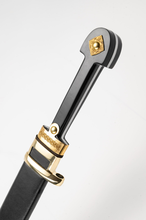 Кинжал Бебут с резьбой 1907 года фото 