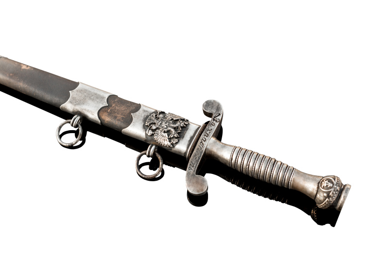 Кортик Георгиевский мельхиор реплика фото 