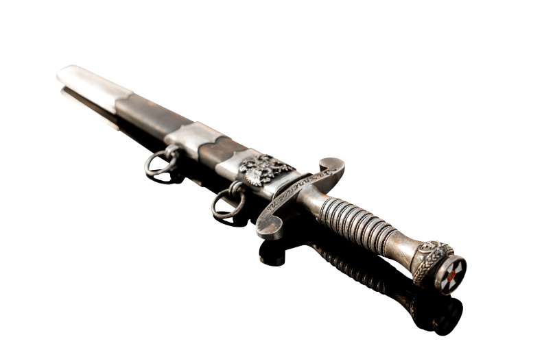 Кортик Георгиевский мельхиор реплика фото 