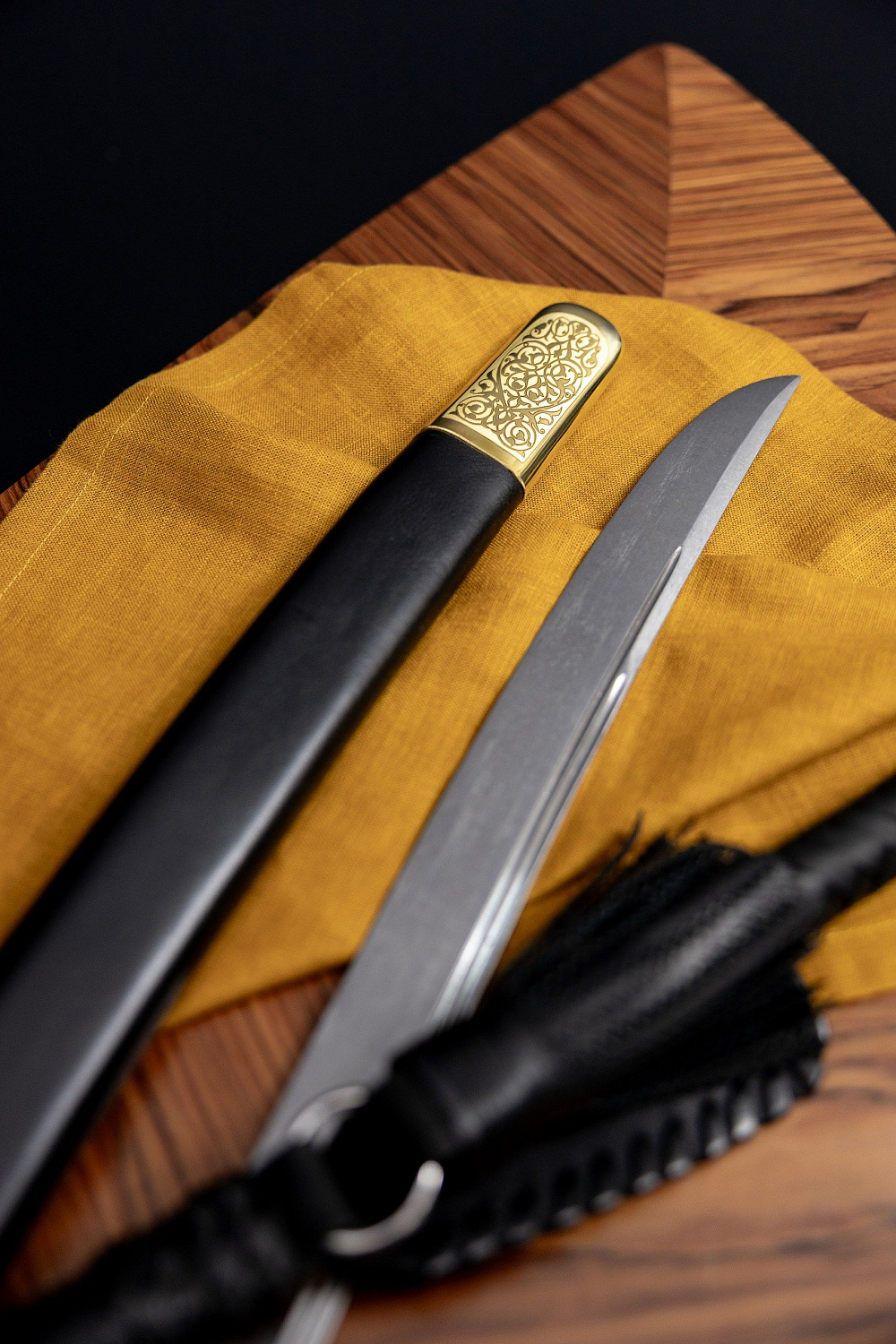 Шашка Кавказская с резьбой 1904 года фото 