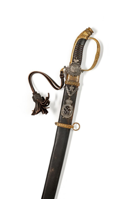 Шашка Драгунская офицерская наградная реплика (тип 2) фото 