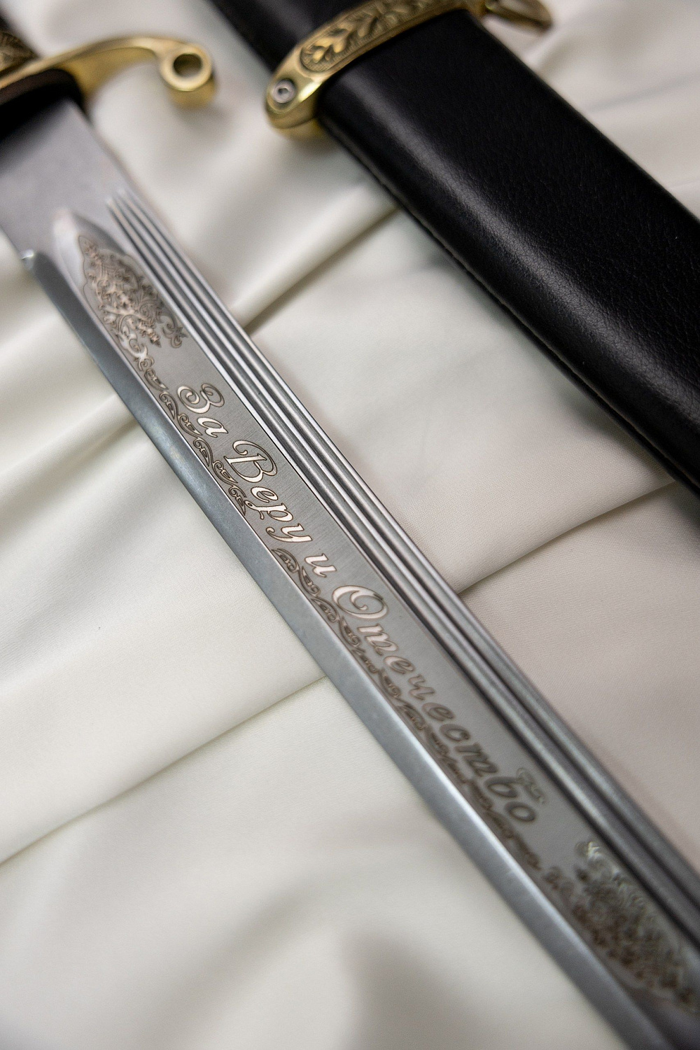 Сабля Офицерская с резьбой 1841 года фото 