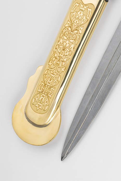 Палаш Морской юбилейный с латунной рукоятью фото 